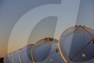 White Cliffs Solar Power Station was Australia's first solar power station. It is located at White Cliffs, New South Wales, which was chosen as it has the highest insolation in New South Wales, and in 1981 when the station was constructed had no grid conn