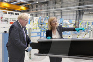 Boris Johnson and Liz Truss visit GKN Aerospace