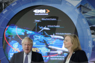 Boris Johnson and Liz Truss visit GKN Aerospace