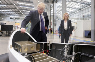 Boris Johnson and Liz Truss visit GKN Aerospace