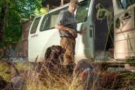 John Rucker and his dogs battle extreme weather, snakes and tough terrain to track turtles as their habitat is increasingly under threat.