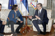 PEOPLE - Johnny Depp trifft Aleksandar Vucic in Belgrad