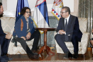 PEOPLE - Johnny Depp trifft Aleksandar Vucic in Belgrad