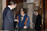 PEOPLE - Johnny Depp trifft Aleksandar Vucic in Belgrad