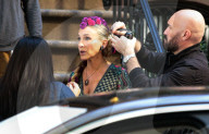 PEOPLE -  Auf dem Filmset von "And Just Like That" in NYC
