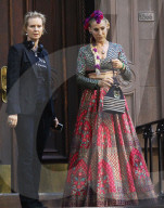 PEOPLE -  Auf dem Filmset von "And Just Like That" in NYC