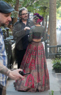 PEOPLE -  Auf dem Filmset von "And Just Like That" in NYC