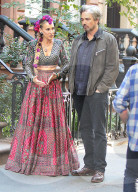 PEOPLE -  Auf dem Filmset von "And Just Like That" in NYC