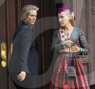 PEOPLE -  Auf dem Filmset von "And Just Like That" in NYC