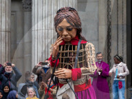 Giant Amal Puppet At St. Paul's