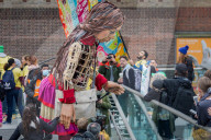 Giant Amal Puppet At St. Paul's