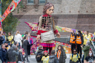 Giant Amal Puppet At St. Paul's