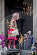 Giant Amal Puppet At St. Paul's