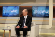 NEWS - Robert Habeck und Olaf Scholz bei Anne Will Talkshow der ARD