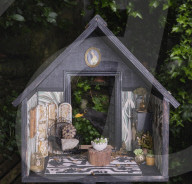 Bird boxes created by stylist and freelance illustrator Theresa Gromski.