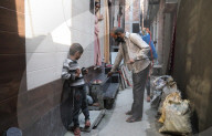 NEWS - Desinfektion gegen Dengue-Fieber in Neu-Delhi