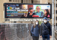 Government Covid booster poster campaign. 