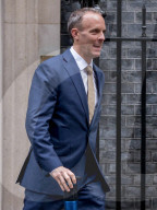 Ministers arriving for cabinet meeting at Downing Street.