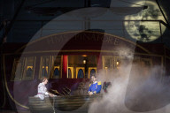 Rehearsal of Gilbert and Sullivan's HMS Pinafore by English National Opera