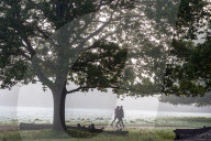 Foggy and frosty morning for Londoners
