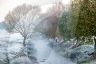 Foggy and frosty morning for Londoners