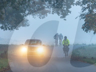 Foggy and frosty morning for Londoners