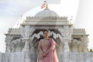 Boris Johnson and Priti Patel visit Neasden Temple