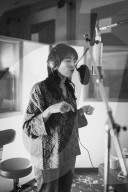 FRA - STUDIO ENREGISTREMENT -  NOLWENN LEROY ET CHRISTOPHE (Daniel Bevilacqua)