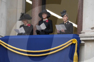 Die britischen Royals bei der Gedenkfeier anlässlich des Remembrance Sunday 2021 in London
