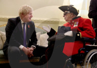 Prime Minister Boris Johnson- Remembrance Sunday at the Cenotaph