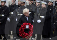 Prime Minister Boris Johnson- Remembrance Sunday at the Cenotaph