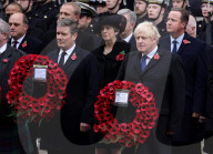 Prime Minister Boris Johnson- Remembrance Sunday at the Cenotaph