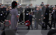 Prime Minister Boris Johnson- Remembrance Sunday at the Cenotaph