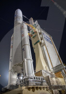 Ariane 5 on the launch pad
