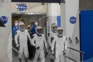 Crew-3 walkout for launch