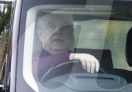 ROYALS -  Prinz Andrew, Herzog von York, in der Nähe von Schloss Windsor