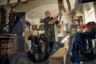 Taking the strain: the last sievewright – in pictures. Steve Overthrow is the only traditional sievewright trading in the country and possibly the only one making sieves and riddles by hand worldwide. 
