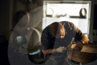 Taking the strain: the last sievewright – in pictures. Steve Overthrow is the only traditional sievewright trading in the country and possibly the only one making sieves and riddles by hand worldwide. 