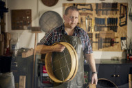 Taking the strain: the last sievewright – in pictures. Steve Overthrow is the only traditional sievewright trading in the country and possibly the only one making sieves and riddles by hand worldwide. 