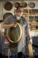 Taking the strain: the last sievewright – in pictures. Steve Overthrow is the only traditional sievewright trading in the country and possibly the only one making sieves and riddles by hand worldwide. 