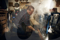 Taking the strain: the last sievewright – in pictures. Steve Overthrow is the only traditional sievewright trading in the country and possibly the only one making sieves and riddles by hand worldwide. 