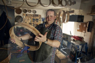Taking the strain: the last sievewright – in pictures. Steve Overthrow is the only traditional sievewright trading in the country and possibly the only one making sieves and riddles by hand worldwide. 