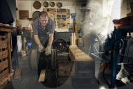 Taking the strain: the last sievewright – in pictures. Steve Overthrow is the only traditional sievewright trading in the country and possibly the only one making sieves and riddles by hand worldwide. 