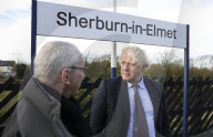 Prime Minister Boris Johnson-Integrated Rail Plan Tour