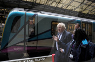 Prime Minister Boris Johnson-Integrated Rail Plan Trip
