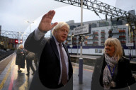 Prime Minister Boris Johnson-Integrated Rail Plan Trip