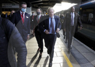 Prime Minister Boris Johnson-Integrated Rail Plan Tour