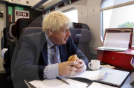 Prime Minister Boris Johnson-Integrated Rail Plan Trip