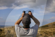 Gliders in Lancashire: model aircraft enthusiasts.
Guardian photojournalist Christopher Thomond spent some time with model aircraft enthusiasts who were launching their slope-soaring gliders off the hillside at Nick of Pendle.