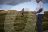 Gliders in Lancashire: model aircraft enthusiasts.
Guardian photojournalist Christopher Thomond spent some time with model aircraft enthusiasts who were launching their slope-soaring gliders off the hillside at Nick of Pendle.
